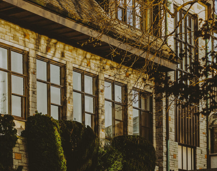 The historic facade of Government House in Rockland, Victoria, BC, a significant cultural landmark near properties managed by Clover Residential.